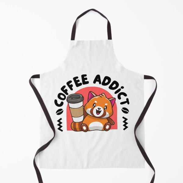 Item preview, Kawaii Red Panda Coffee Addict Cute and Cuddly Redpanda Art designed and sold by DetourShirts.