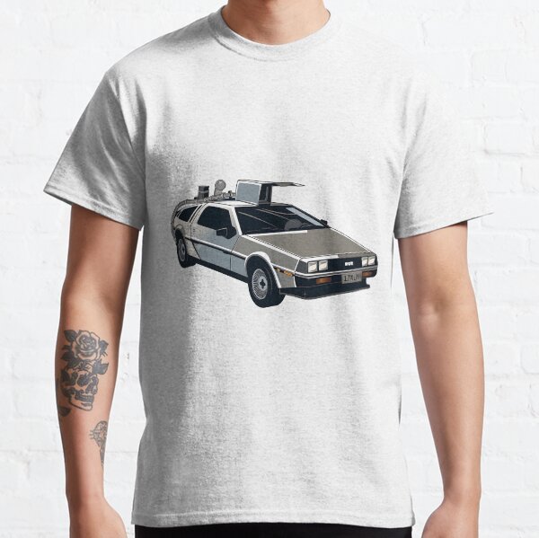 DeLorean-Auto zurück in die Zukunft Classic T-Shirt