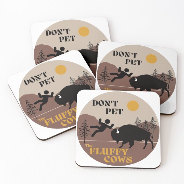 Item preview, Don't Pet The Fluffy Cows designed and sold by introVETed.