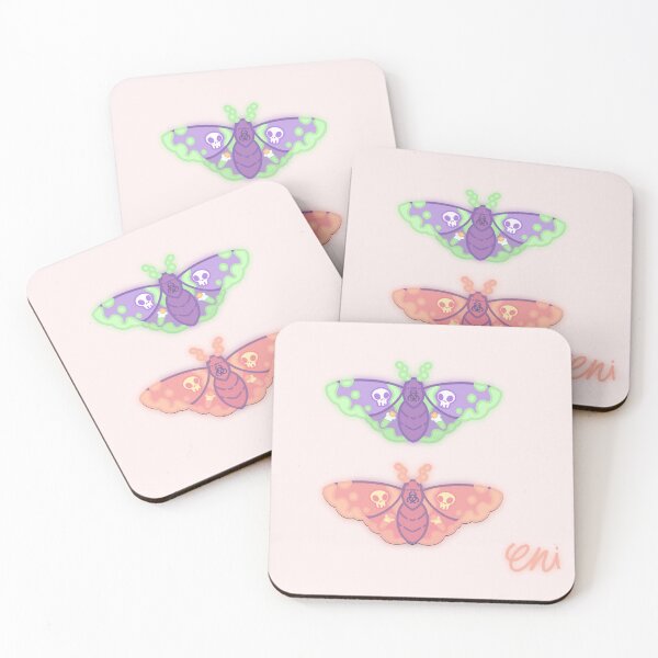Item preview, Elemental Moths, Poison  designed and sold by Orinn Johnson.