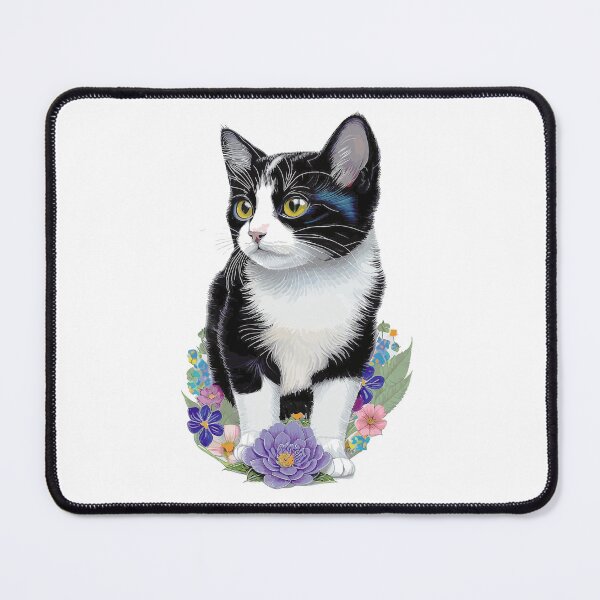 Item preview, Cute tuxedo kitten designed and sold by Lubellebubble20.
