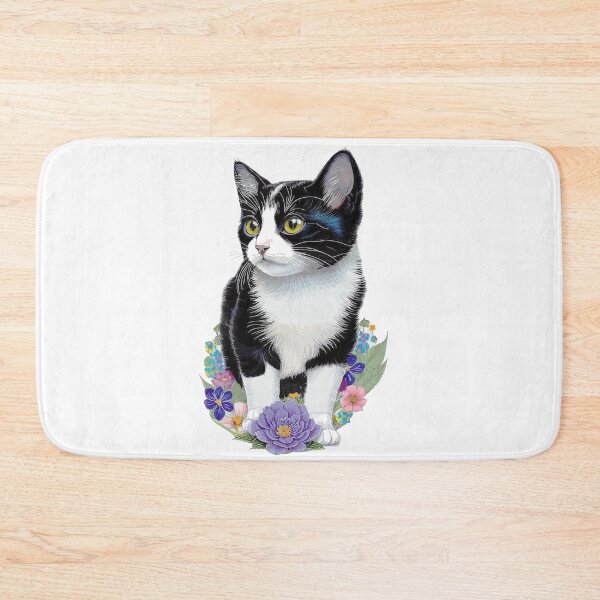 Item preview, Cute tuxedo kitten designed and sold by Lubellebubble20.