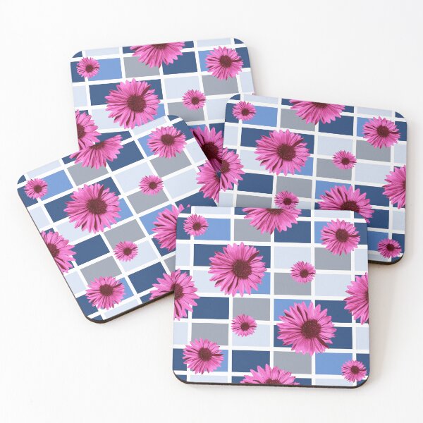 Item preview, Retro Block Flower Pattern designed and sold by Lrtheurer.
