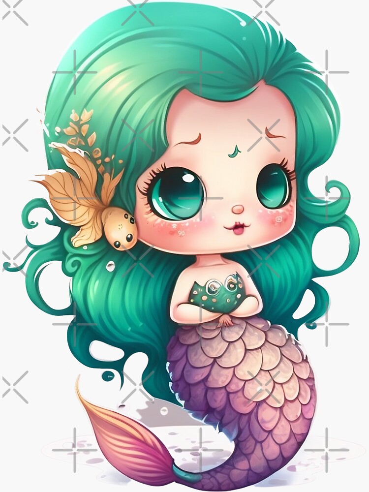 hot selling mini kawaii sprial mermaid