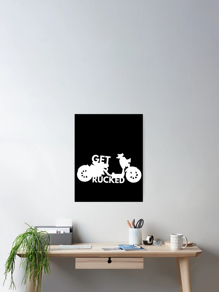 Thumbnail 2 of 3, Poster, GET RUCKED designed and sold by BAGEL DESIGN.