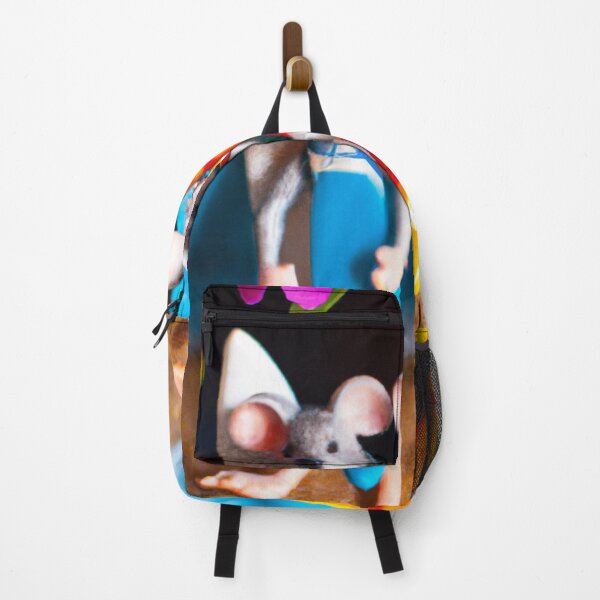 Item preview, a macro 35mm photograph of two mice in Hawaii, they're each wearing tiny swimsuits and are carrying tiny surf boards, digital art designed and sold by Burnout (⌣_⌣).
