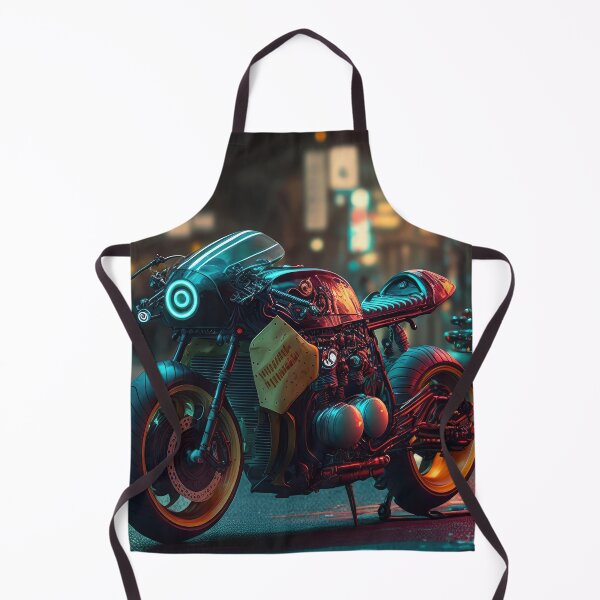 Item preview, Cyberpunk Super Bike Neo Tokyo Futuristic Retro Motorcycle Land Of Rising Sun High Tech Vehicle designed and sold by ultra-cool.
