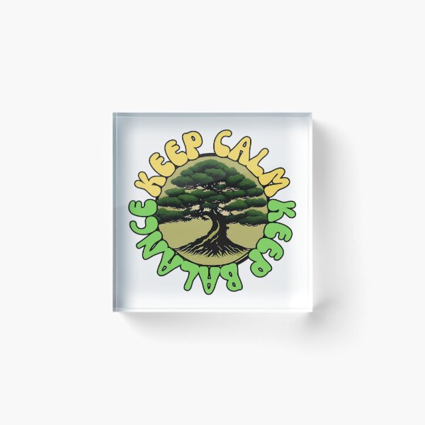 Item preview, Bonsai Keep Calm Keep Balance designed and sold by Brasuca's Art.