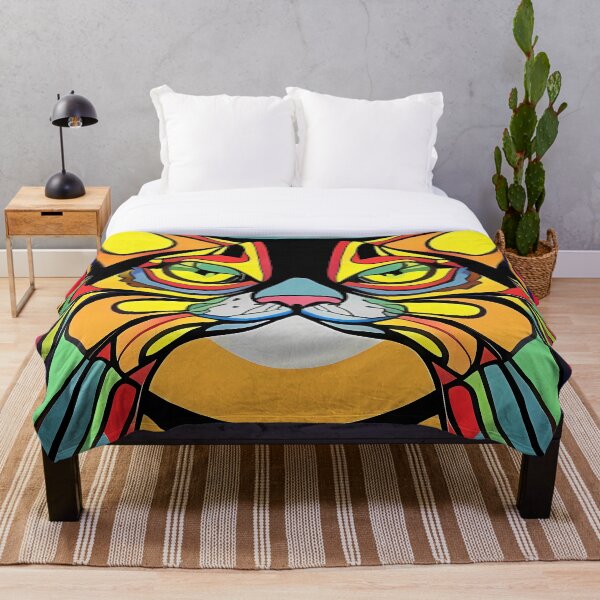 Item preview, Abstract Cat designed and sold by Pjay McConnell.