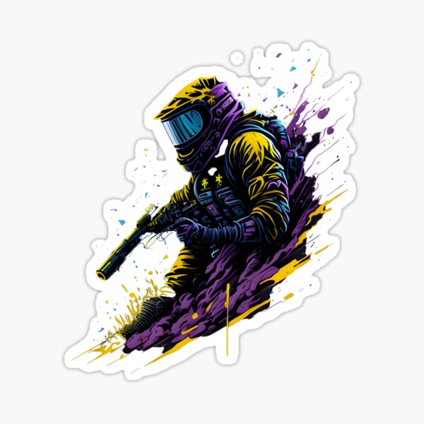 Vista previa del artículo con la obra «Get Energised - Paintball Sports -  Digital Art and Clothing », diseñado y vendido por Chromatic-Art.
