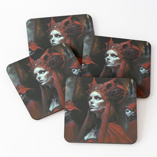 Item preview, The Scarlet Coven - Gothic Art designed and sold by DaydreamDepot.