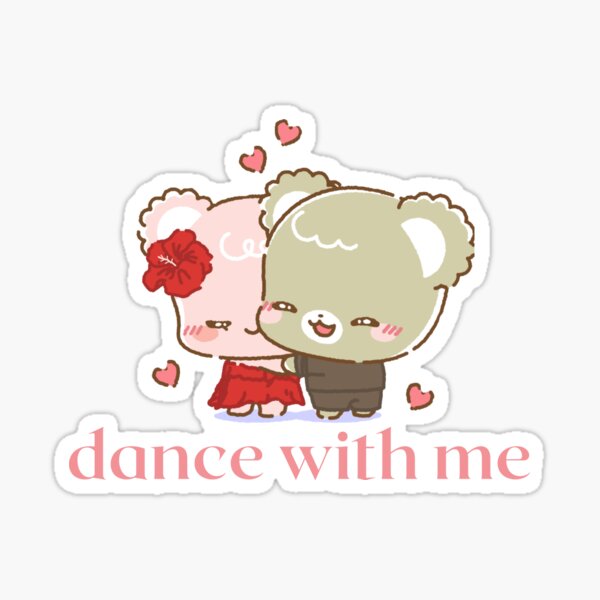 Sugar Cubs Dance with Me Sticker