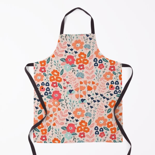 Artikelvorschau, Ditsy Florals, Pink, Orange, Blau und Blaugrün entworfen und verkauft von christinapister.
