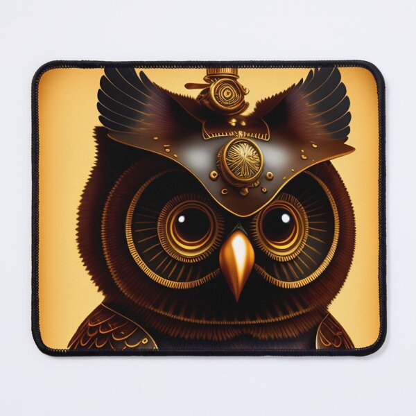 Item preview, adorable steampunk owl designed and sold by Leland-Hicks.