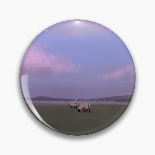 Item preview, sheep grazing in a field designed and sold by gryphbee.