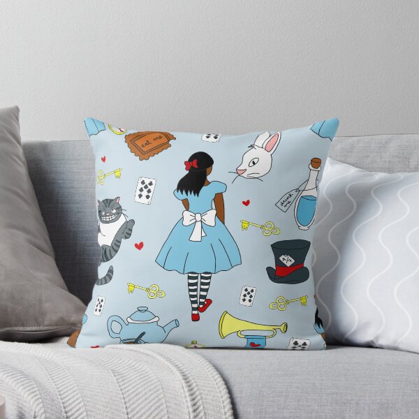 Item preview, african black Alice in Wonderland doodles  designed and sold by Gossip Rag.