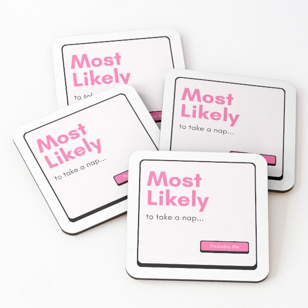 Item preview, Most Likely To Take a Nap Girls Card designed and sold by GSquaredDesigns.