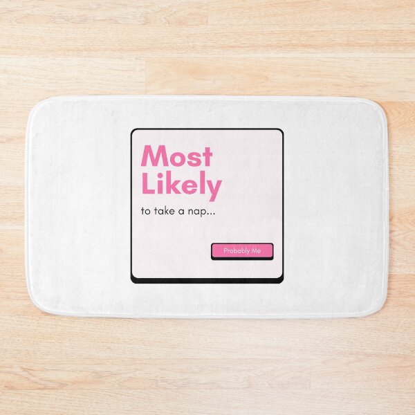 Item preview, Most Likely To Take a Nap Girls Card designed and sold by GSquaredDesigns.