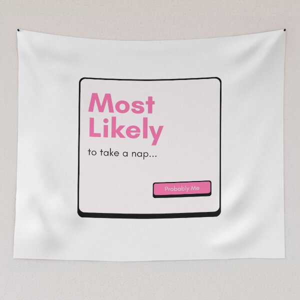 Item preview, Most Likely To Take a Nap Girls Card designed and sold by GSquaredDesigns.