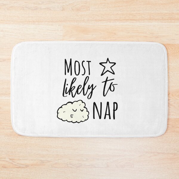 Item preview, Most Likely to Take a Nap Sleepy Cloud designed and sold by GSquaredDesigns.