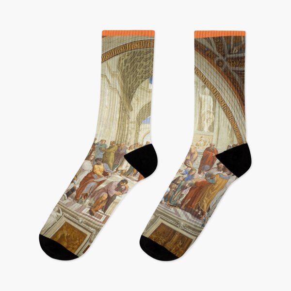 Item preview, Fresco by the Italian Renaissance artist Raphael "The School of Athens" variation designed and sold by CristalleLisa.
