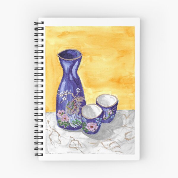 Item preview, Sake set in blue designed and sold by Shirogitsune92.