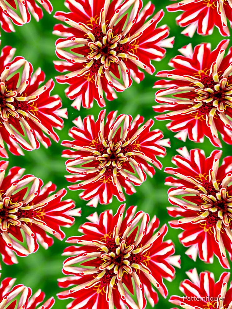 Thumbnail 4 of 4, iPhone Case, Unique Red Flower Pattern designed and sold by Patternflower.