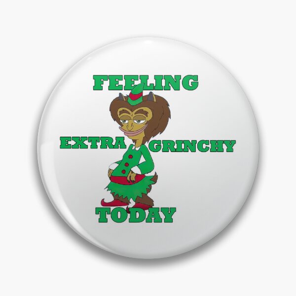 Item preview, BIG MOUTH Feeling Extra Grinchy Today | Maury Hormon Monster | Green designed and sold by NanarodsDesign.