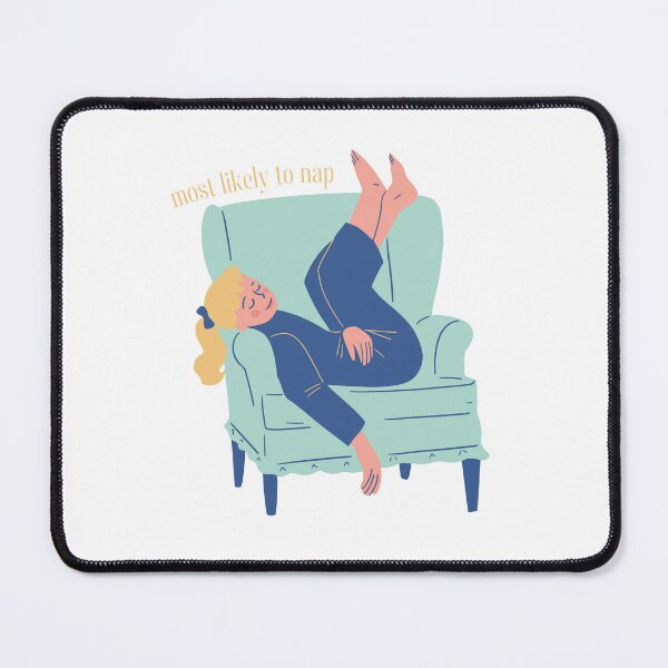 Item preview, Most Likely To Take A Nap Girl Chair designed and sold by GSquaredDesigns.