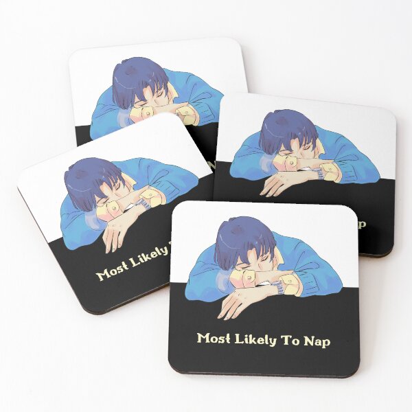 Item preview, Most Likely To Take A Nap Anime Boy designed and sold by GSquaredDesigns.