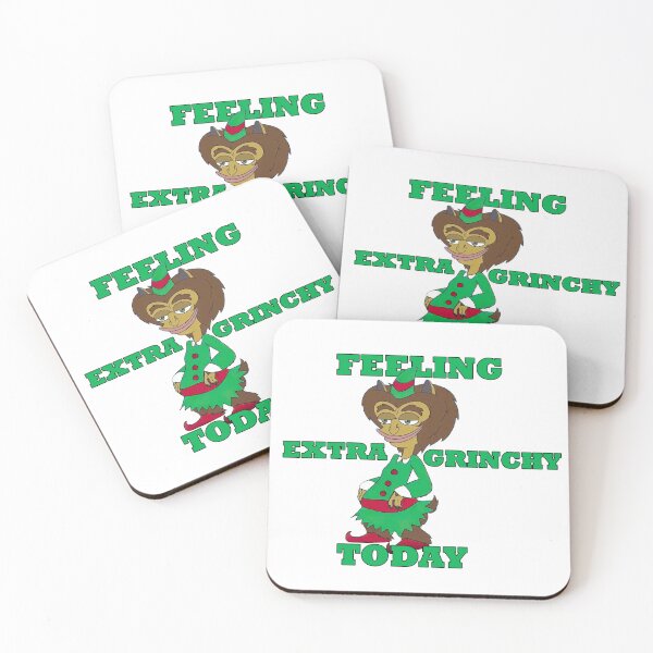 Item preview, BIG MOUTH Feeling Extra Grinchy Today | Maury Hormon Monster | Green designed and sold by NanarodsDesign.