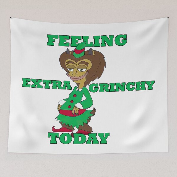 Item preview, BIG MOUTH Feeling Extra Grinchy Today | Maury Hormon Monster | Green designed and sold by NanarodsDesign.