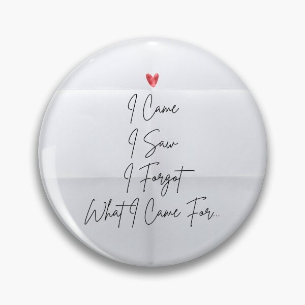Item preview, I Came I Saw I Forgot Script designed and sold by GSquaredDesigns.