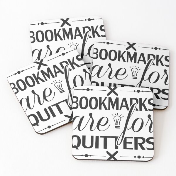 Item preview, Bookmarks are for quitters designed and sold by plyslimmeri.