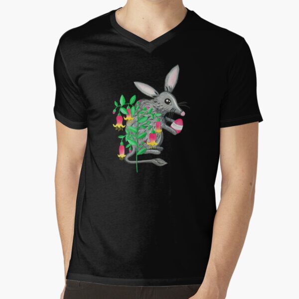 Australian Easter Bilby Egg Hunt | Grey V-Neck T-Shirt
