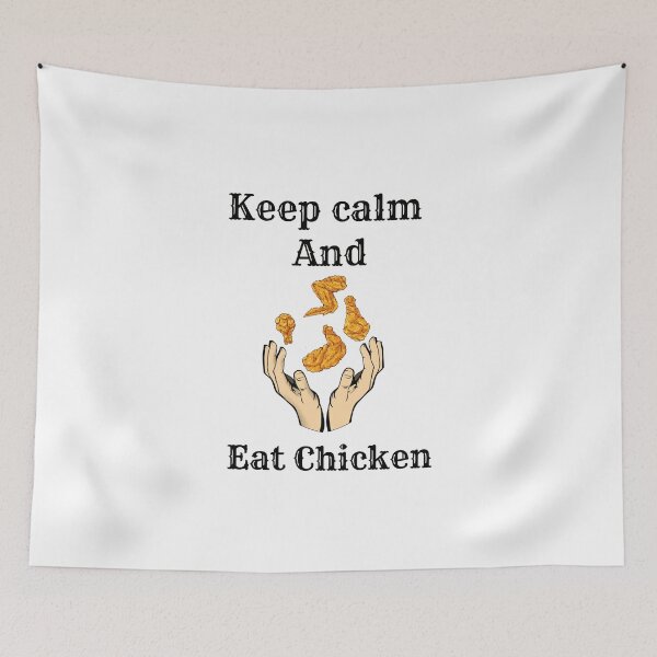 Item preview, Keep calm and eat chicken  designed and sold by Bms1996.