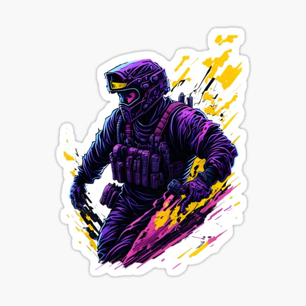 Vista previa del artículo con la obra «Get Ready to Conquer:  - Paintball Sports -  Digital Art and Clothing », diseñado y vendido por Chromatic-Art.