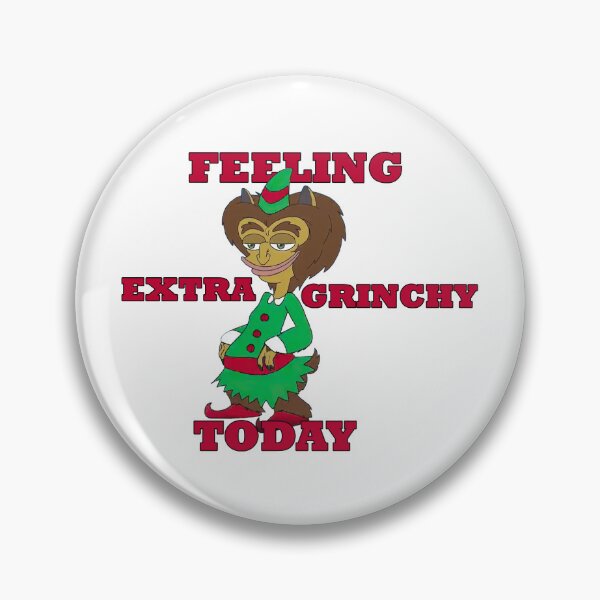 Item preview, BIG MOUTH Feeling Extra Grinchy Today | Maury Hormon Monster | Red designed and sold by NanarodsDesign.