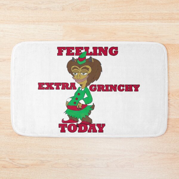 Item preview, BIG MOUTH Feeling Extra Grinchy Today | Maury Hormon Monster | Red designed and sold by NanarodsDesign.