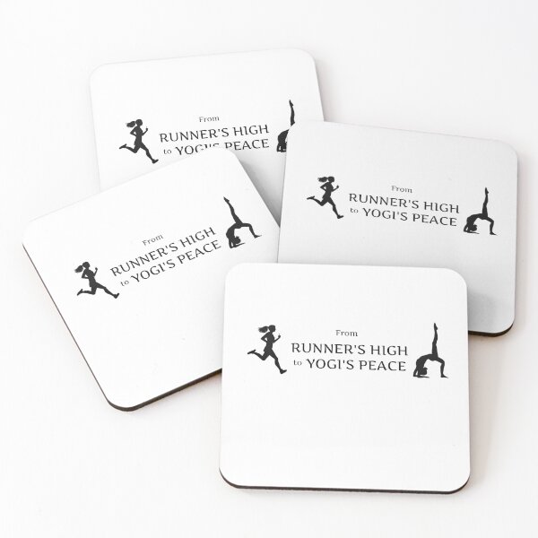 Item preview, From runner's high to yogi's peace. Yoga for runners. designed and sold by VisualVibesVV.