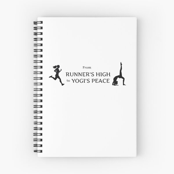 Item preview, From runner's high to yogi's peace. Yoga for runners. designed and sold by VisualVibesVV.
