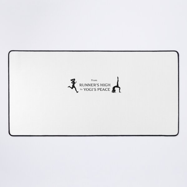Item preview, From runner's high to yogi's peace. Yoga for runners. designed and sold by VisualVibesVV.