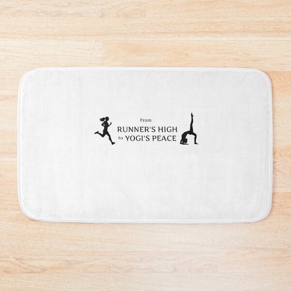 Item preview, From runner's high to yogi's peace. Yoga for runners. designed and sold by VisualVibesVV.
