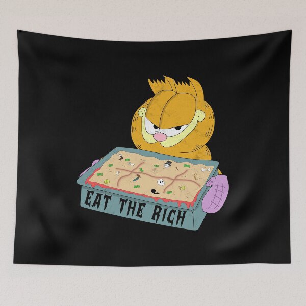 Item preview, Art Eat The Rich Cat Comic designed and sold by ElenaUysal.