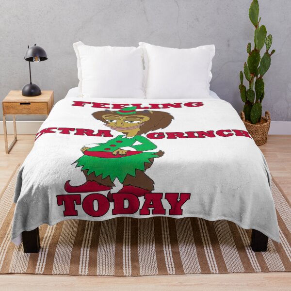 Item preview, BIG MOUTH Feeling Extra Grinchy Today | Maury Hormon Monster | Red designed and sold by NanarodsDesign.