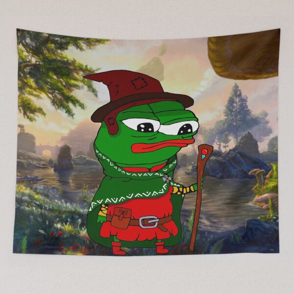 Item preview, Wizard Pepe Sorcerer Apu designed and sold by Slav-Art.