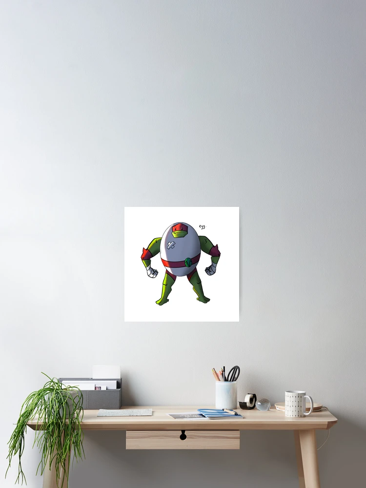 Thumbnail 2 of 3, Poster, Egg Raph (ROTTMNT) designed and sold by Diosleftear.