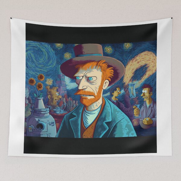 Aperçu de l'œuvre Frire en tant que Van Gogh créée et vendue par skyhealing.