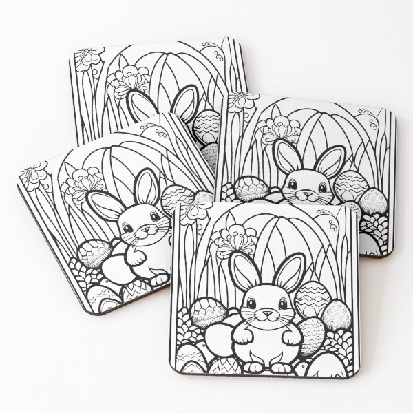 Item preview, easter coloring book design designed and sold by Leland-Hicks.