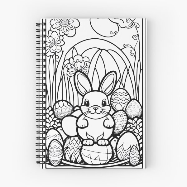 Item preview, easter coloring book design designed and sold by Leland-Hicks.
